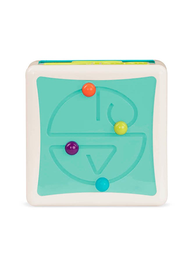 BATTAT - Shape Sorter, Cube Sorting Toy for Learning Shapes, Letters & Numbers, Educational Activity Cube with Bead Maze Toddlers, Pre School Toys, Best Gift Toys for Babies & Toddlers - Image 1