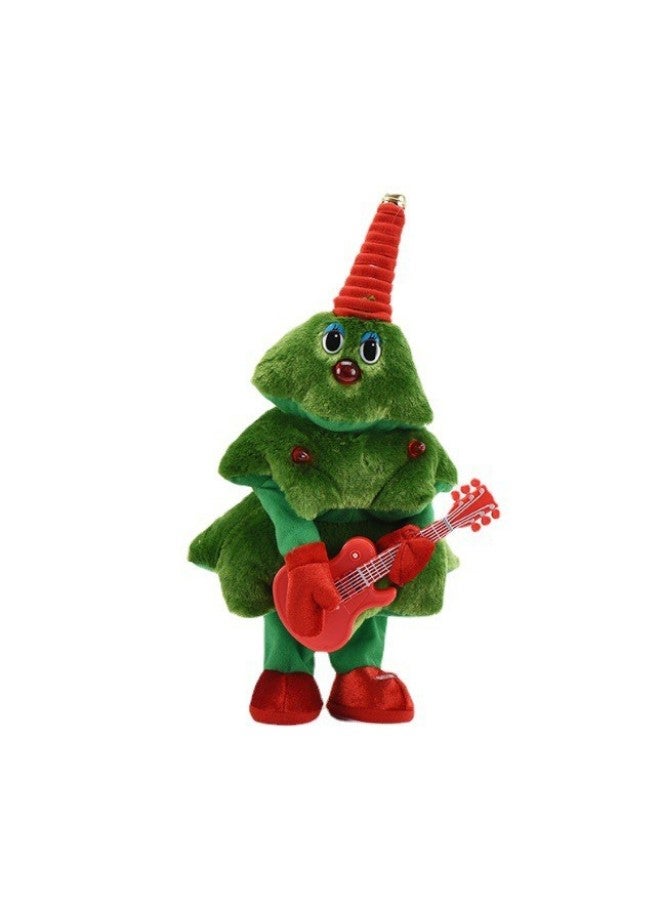 Loquat Singing And Dancing Tree Electric Rocking Plush Toy Glowing Tree  Gift-Color:Tree Guitar - Image 1