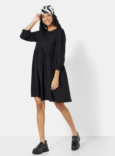 ONLY Black Babydoll Dress