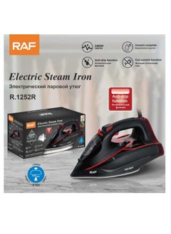 Electric steam iron, with an elegant design to facilitate ironing of clothes and all types of fabrics, 2400W power, model R.1252R