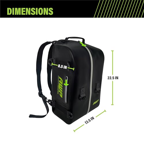 AWP 45L Waterproof Backpack, Black Tool Bag Packpack, Nylon - Image 2
