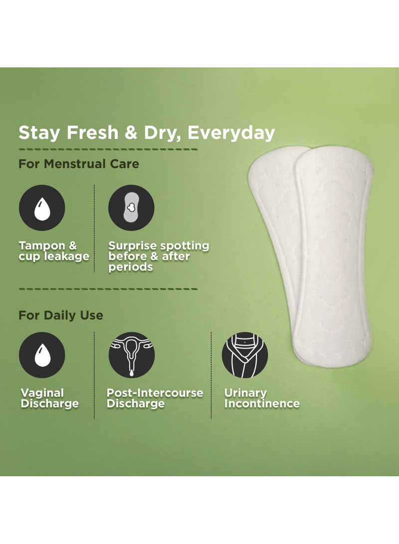 PEESAFE PeeSafe Daily Panty Liners with Aloe Vera, Curvy design for extra comfort, Cottony-Soft surface, Antibacterial, 185mm wide - 50 liners  - Image 5