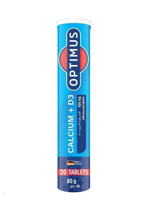 Calcium + D3 Tablets, 20 Pcs, Germany