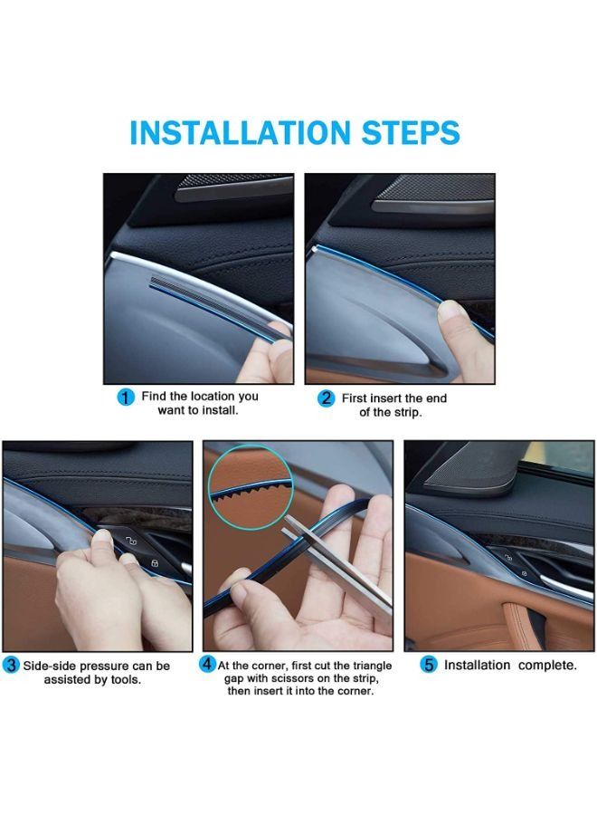 EasyLife Car Interior Moulding Strip Car Decorative Filler Insert Strips  - Image 4