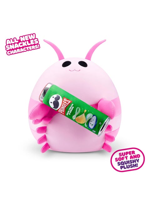 Snackles Series 2 Shrimp & Pringles 16 Inch Plush by ZURU, Ultra Soft Plush, Collectible Plush with Real Licensed Brands, Stuffed Animal, Giftable