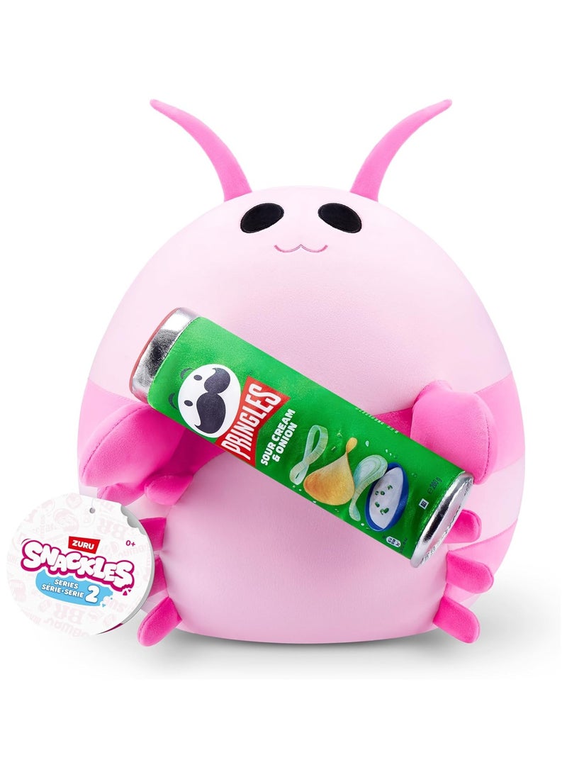 Snackles Series 2 Shrimp & Pringles 16 Inch Plush by ZURU, Ultra Soft Plush, Collectible Plush with Real Licensed Brands, Stuffed Animal, Giftable