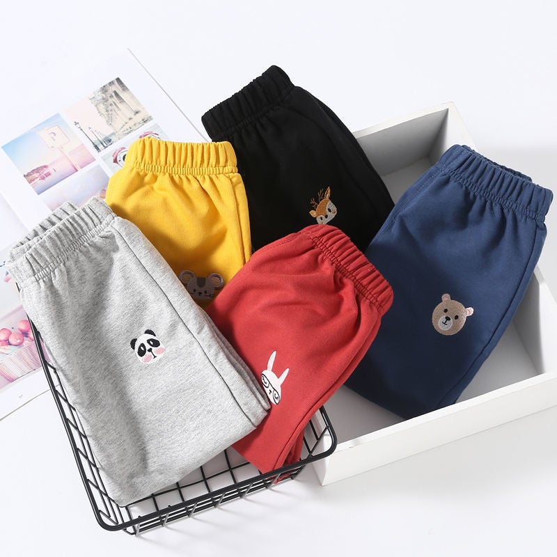 Baby'S Pants Outer Wear Thin Cotton Men'S And Women'S Casual Sweatpants 2022 New Baby'S Spring Wear Trousers - Image 3