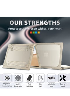 GULFLINK غطاء حماية صلب مع حامل مضاد للصدمات لجهاز الكمبيوتر المحمول Microsoft Go مقاس 12.4 بوصة  - Image 4