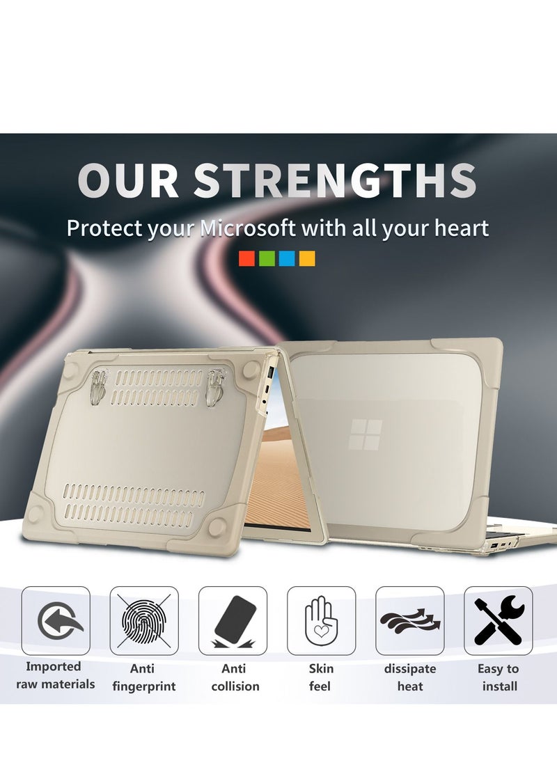 GULFLINK Hard Shell Case Cover with Kickstand Shockproof Function for Microsoft Laptop Go 12.4 inch  - Image 4