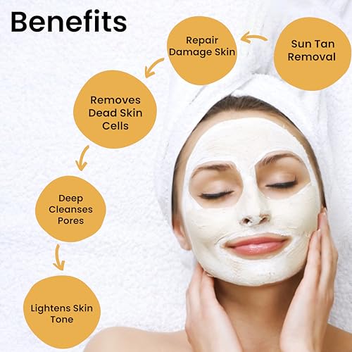 Herbal Tree De-Tan Removal Face Pack for Glowing Skin with Clove & Peppermint Oil | Removes Tan, Brightens & Evens Tone | Paraben, Sulphate & Silicone Free | for women & men (500 gm) - Image 3