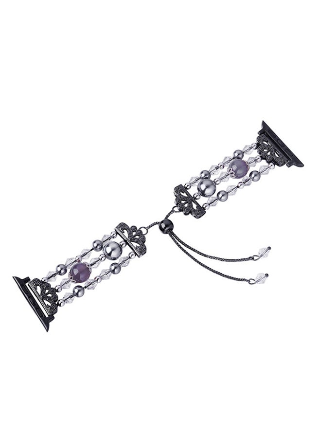 ISank Bracelet Replacement Band For Apple Watch Series 3/4/5 Grey - Image 1