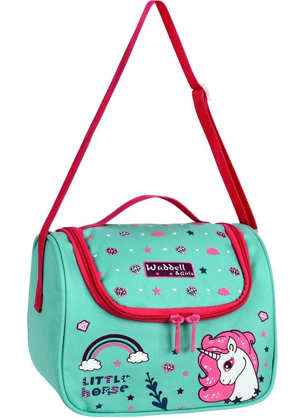 Waddell Licensed Little Horse Mint Green Patterned Lunchbox  - Image 1