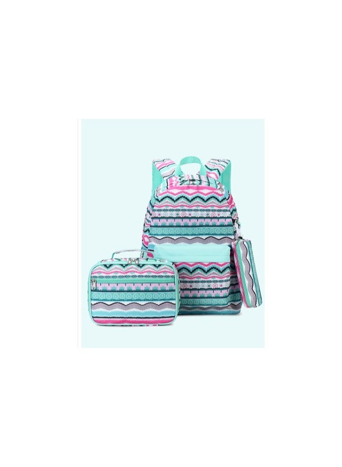 SKT Shiketro Two-piece Student Backpack Qutdoor Printed Waterproof Backpack - Image 1