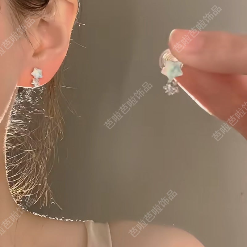 مجموعة كليبات الأذن الربيعية - تصميم زهري حلو كليب بعوضة هدية - Image 4