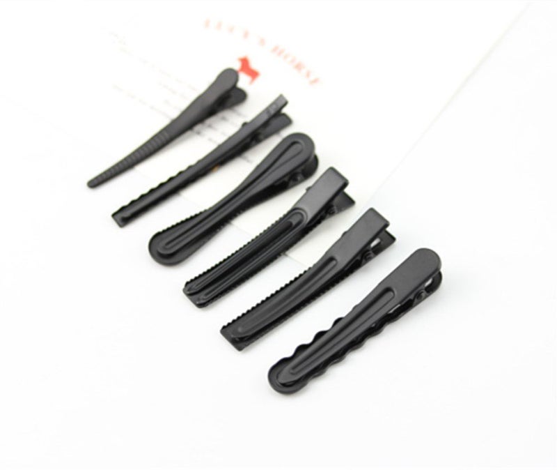 yueton Pack of 12 Black Matte Barrettes Bobby Pin Alligator Clip Hair Clips Bride Head-wear Edge Clip Clamps for Ladies Girls Hair Bows - Image 4
