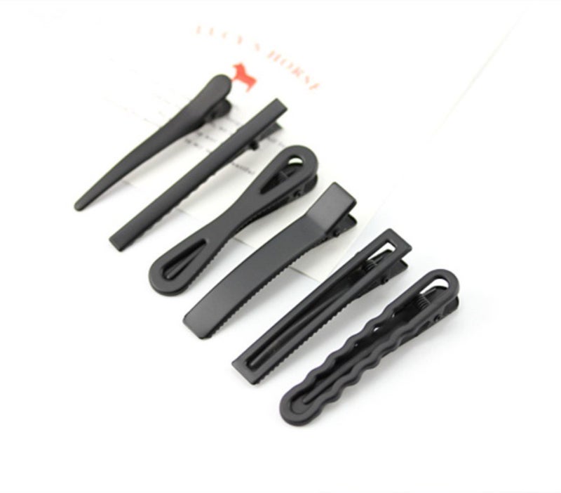 yueton Pack of 12 Black Matte Barrettes Bobby Pin Alligator Clip Hair Clips Bride Head-wear Edge Clip Clamps for Ladies Girls Hair Bows - Image 3