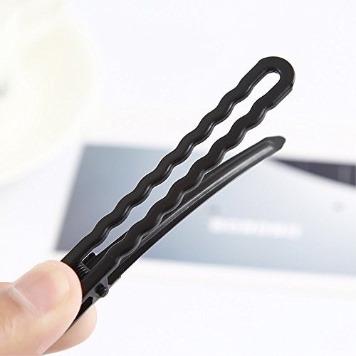 yueton Pack of 12 Black Matte Barrettes Bobby Pin Alligator Clip Hair Clips Bride Head-wear Edge Clip Clamps for Ladies Girls Hair Bows - Image 5