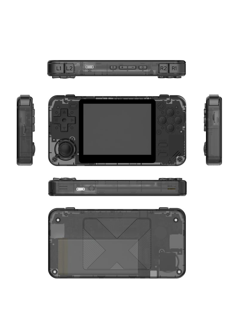 POWKIDDY RGB10X Handheld Game Console 3.5 Inch IPS OCA full lamination Screen Retro Video Game Console Open Source Linux Game Player Support WiFi Bluetooth 10000+ Games Portable PSP(128G Black) - Image 2