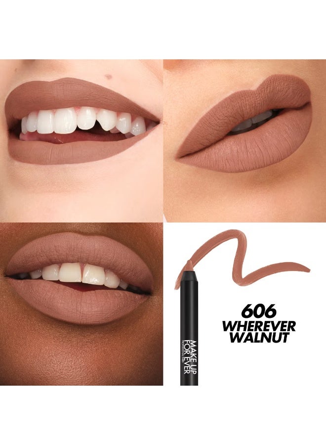 ميك اب فور ايفر قلم تلوين فنان من ميك أب فور إيفر، 1.2 غرام - 606 لون الجوز أينما كان - Image 2