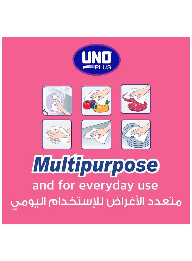 Unicharm Uno Plus Kitchen Towels Rolls, 2-ply, 8 Rolls*360 Sheets - Image 4