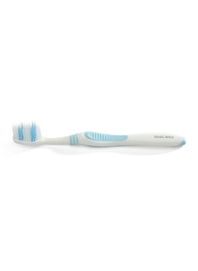MediChoice Toothbrush, Premium Angled Head, 40 Tuft (Box of 144) - Image 1