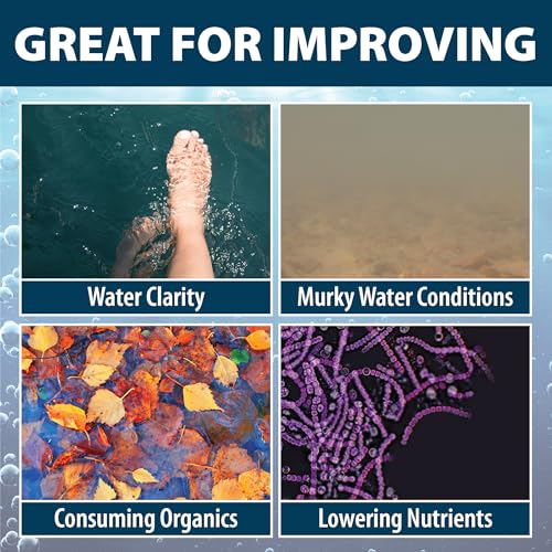 Airmax PondClear Liquid Bacteria for Lakes, Ponds & Water Garden Treatments, Natural Bio Clarifier & Cleaner for Crystal Clear Water, Remove Nutrients & Noxious Odor, Fish, Pet & Plant Safe, 1 Gallon - Image 4