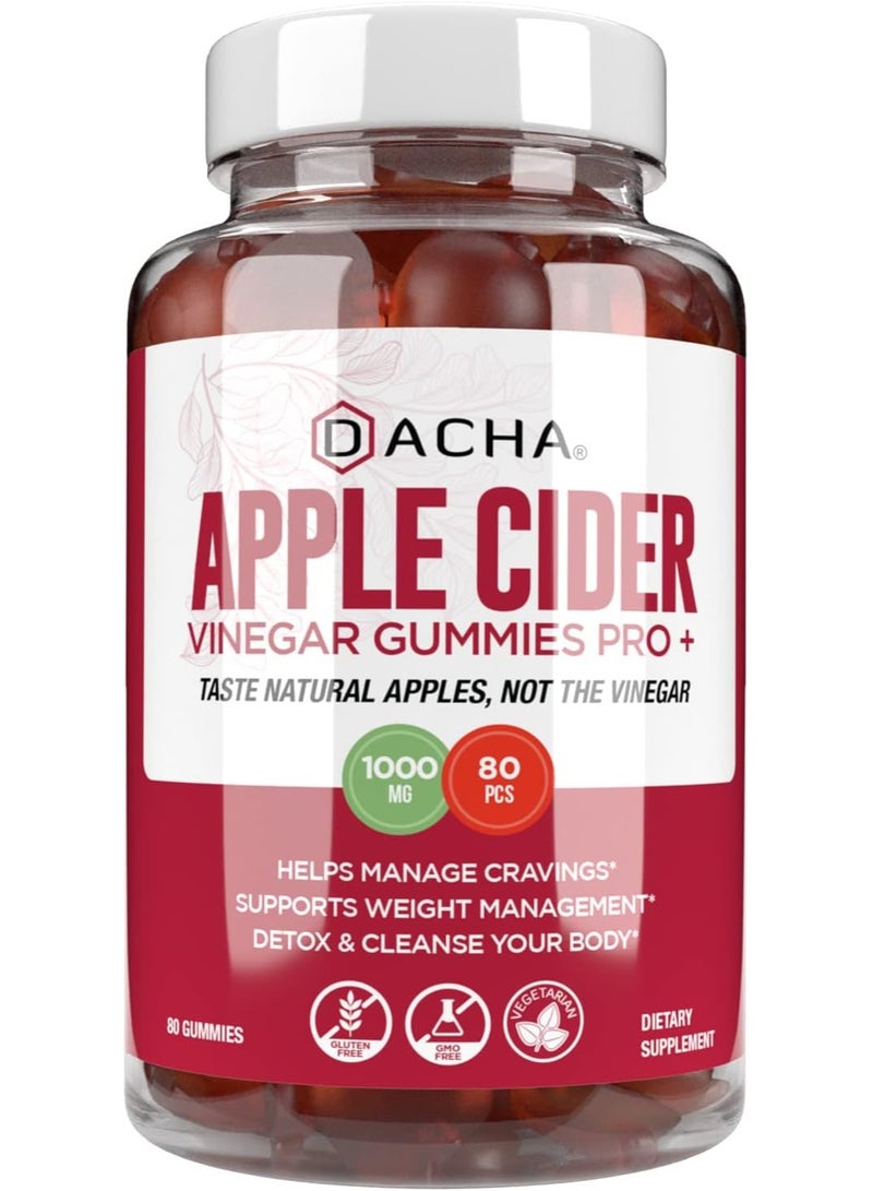 داتشا علكة خل التفاح الفاخرة 1000 مجم 80 قطعة - Image 1