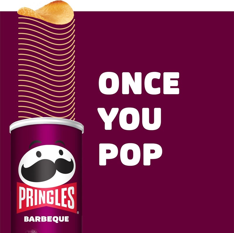 Pringles Barbeque Flavour Potato Chips - 165g - Image 4
