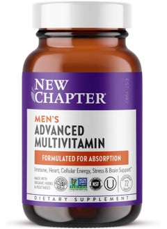 New Chapter Men's Advanced Multivitamin, 72 Vegetarian Tablets  - Image 1