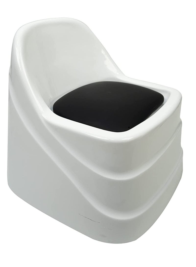 vintage Luxury Beauty Salon Technician Stool, Adjustable Work Chair, Pneumatic Master Stool, Professional Pedicure Technician Seat, Mobile Salon Chair.  - Image 5