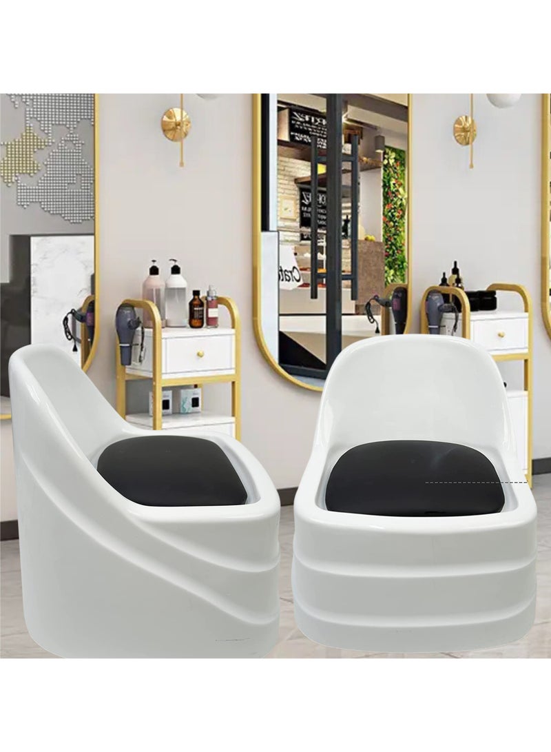 vintage Luxury Beauty Salon Technician Stool, Adjustable Work Chair, Pneumatic Master Stool, Professional Pedicure Technician Seat, Mobile Salon Chair.  - Image 4