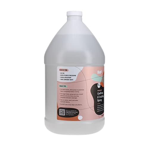 Magic Premium Quilting & Crafting Spray – Fabric Spray for Cutting, Creasing, & Sewing – Best Press Spray Starch for Quilting to Flatten Seams & Wrinkles – Wrinkle Spray - Premium Quilting & Crafting - Image 3