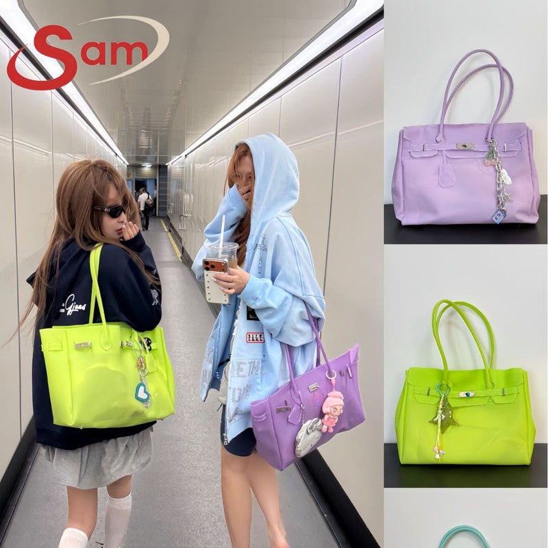 Jelly PVC Tote Bag 2026 Summer Commuter Large - Image 1