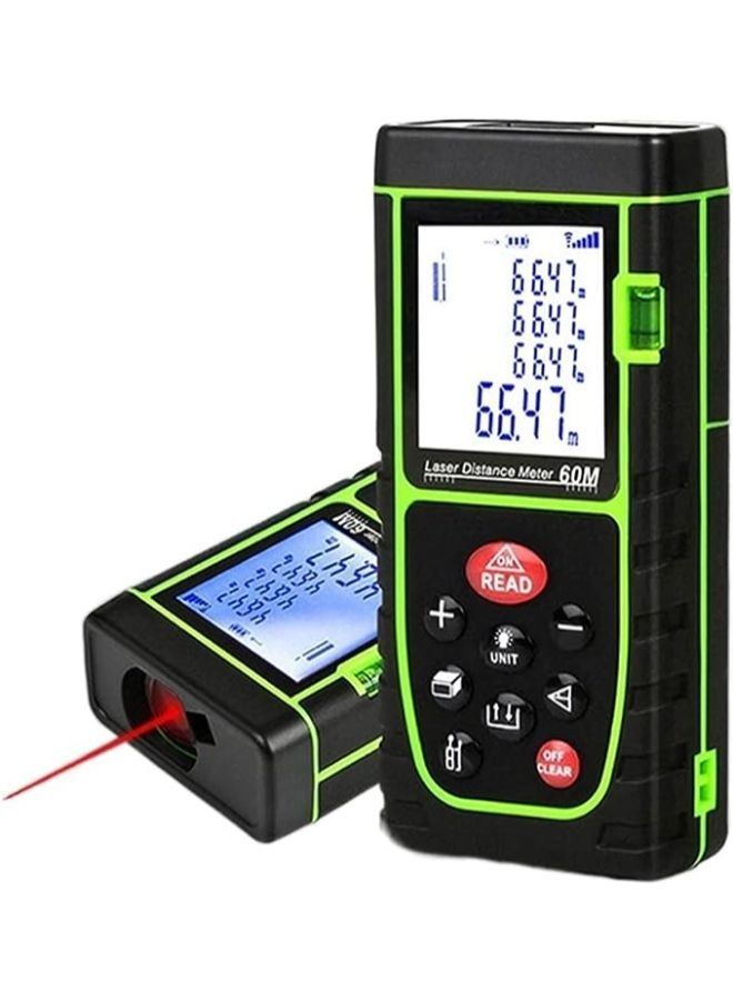 60M Digital Laser Distance Meter Electronic Angle Sensor Laser Rangefinder Promotions Laser Tape Measure Instruments Tools For Area And Distance Measurement  - Image 1