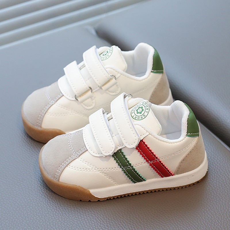 Spring Baby Soft-Soled Toddler Shoes Children'S Casual Comfortable Sneaker Lightweight Non-Slip White Shoes - Image 3
