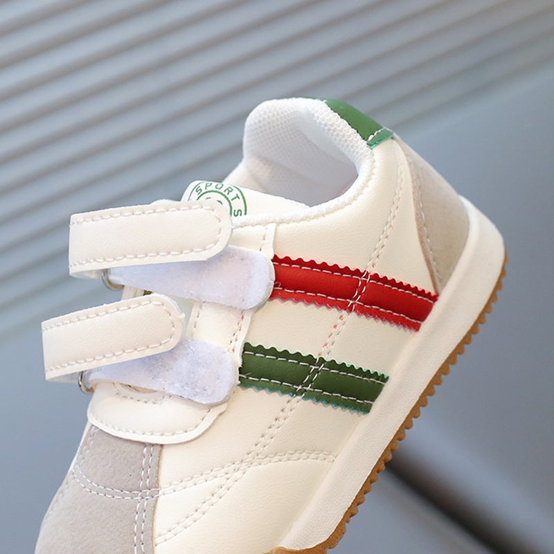 Spring Baby Soft-Soled Toddler Shoes Children'S Casual Comfortable Sneaker Lightweight Non-Slip White Shoes - Image 4