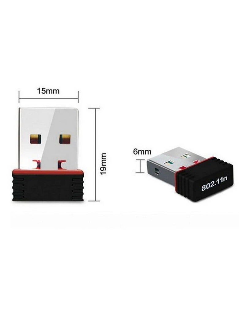 ProOne ProOne Wireless USB WiFi Adapter, 300Mbps, 2.4GHz, USB 2.0, Compatible with Windows 11/10/8/7, Mac OS X  - Image 4