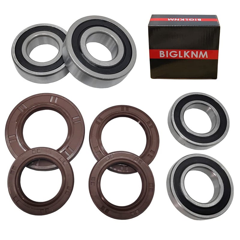 BIGLKNM Front and Rear Wheel Bearing Seals Kits for Yamaha YZ125 YZ125X YZ250 YZ250F YZ426F YZ450F WR400F WR426F WR450F 1998-2022 - Image 1