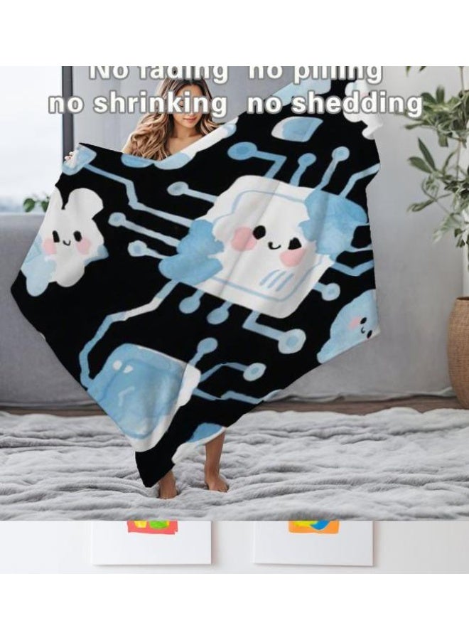 general Flannel thin blanket (warm and comfortable, suitable for sleep, gaming, dust removal and sandproof) 150cm*200cm - 52 - Image 5