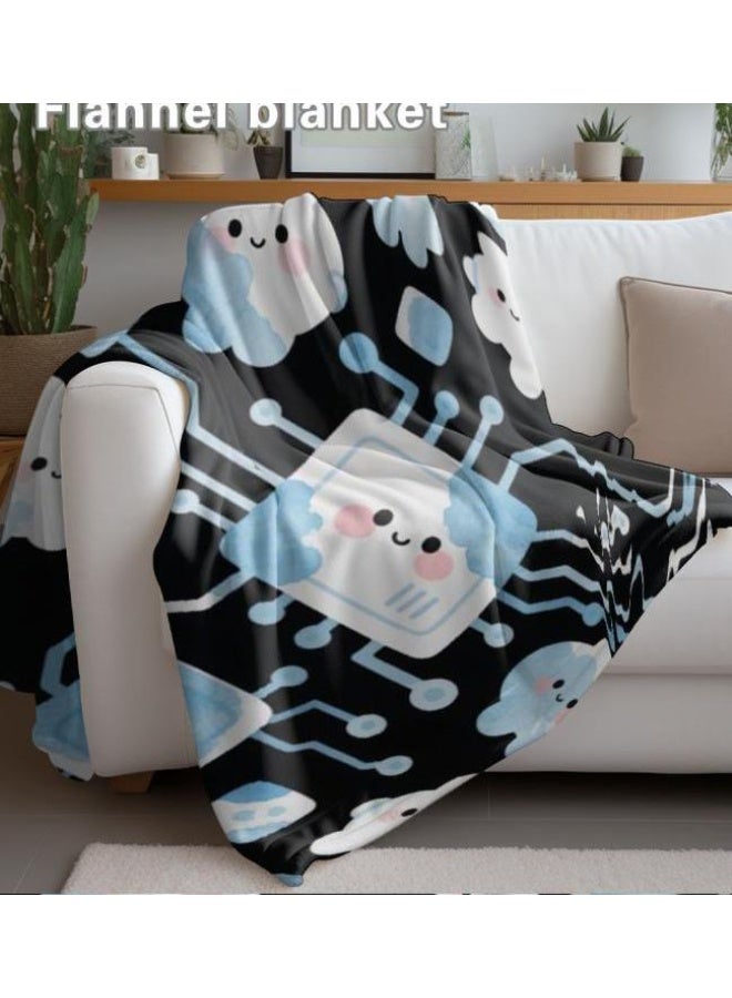 general Flannel thin blanket (warm and comfortable, suitable for sleep, gaming, dust removal and sandproof) 150cm*200cm - 52 - Image 4