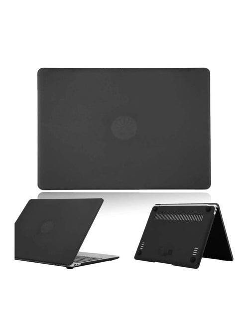 Case Compatible with Huawei Matebook D15 2020 2021/Honor Magicbook 15 2020, Frosted Hard Plastic Shell Cover for Huawei Matebook D15 /Honor Magicbook 15--Matte Black