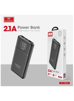 Earldom Power Bank 10000 MAH- 2.1a 2usb fast charge pb64