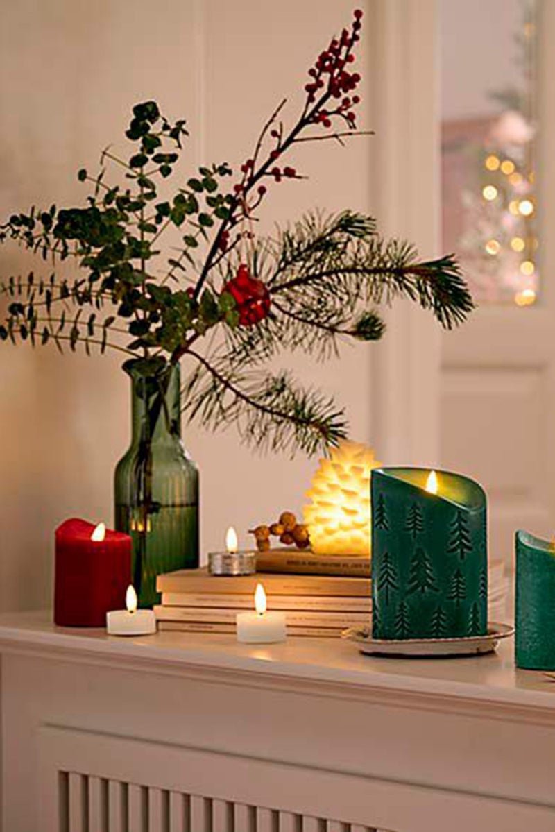 Tchibo Led Real Wax Candle, Green  - Image 3