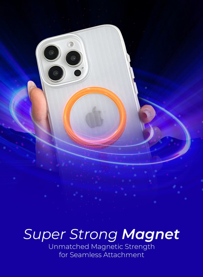 Vipcare Iphone 15 Pro PC Case with Magcase Magnetic Charging Case Scratch Resistant Camera Protection Silicone Case for Iphone 15 Pro - Image 4