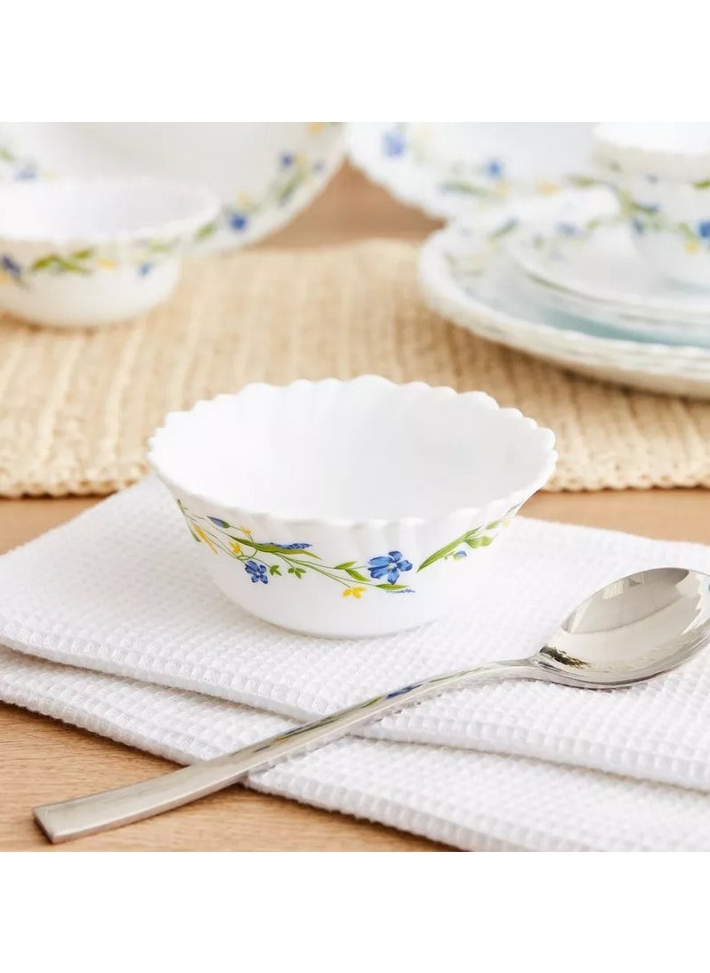 33 Pieces Opalware Dinner Set | Microwave & Dishwasher Safe | Cripper Dinnerware set with 6-Piece Dinner Plate, 6-Piece Side Plate, 1- Piece Rice Plates, 2-Piece Serving Bowl, 6-Piece Soup Bowl, 6-Piece Mug, 6-Piece Spoons-White - pzsku/Z91FAD88A5F9B3DEBB678Z/45/1741766243/adc996b3-c4fe-4825-b339-a7ace97fbe67