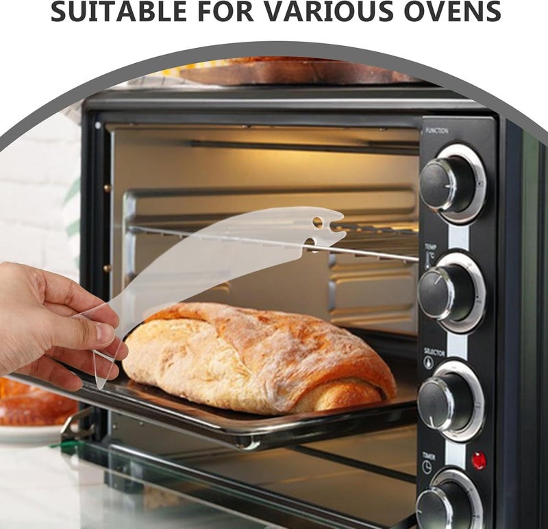 Oven Rack Puller and Pusher Acrylic Heat-resistant Tool with Easy-grip Design for Safe Oven, Toaster, and Air Fryer Rack Removal in Kitchen Cooking - Image 2