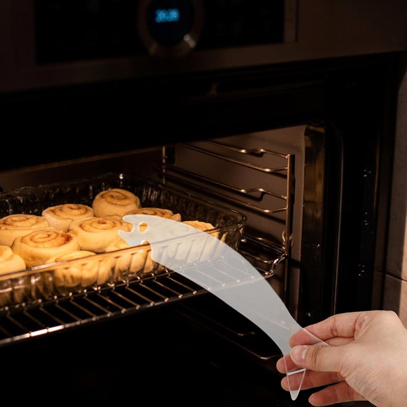 Oven Rack Puller and Pusher Acrylic Heat-resistant Tool with Easy-grip Design for Safe Oven, Toaster, and Air Fryer Rack Removal in Kitchen Cooking - Image 4