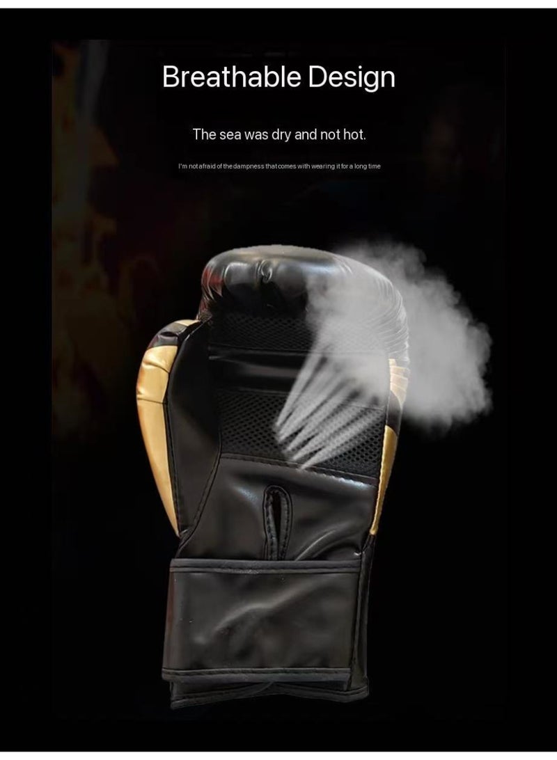 VENUM Gel Shock-Absorbing Boxing Gloves 12oz Matte Black – Unisex Training Gloves for Boxing, MMA, Muay Thai – Ideal for Focus Mitts & Heavy Bag Work – High-Support Wrist Design - Image 4