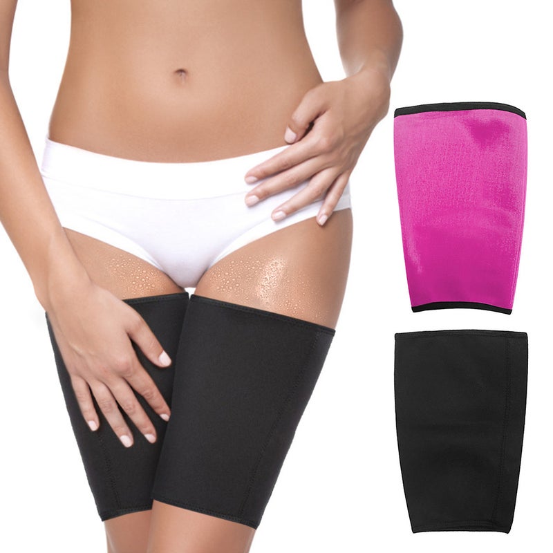 Thigh Shaper Trimmer Leg Slimming Compression Sleeve Weight Loss Sweating Leg Wrap - Image 2
