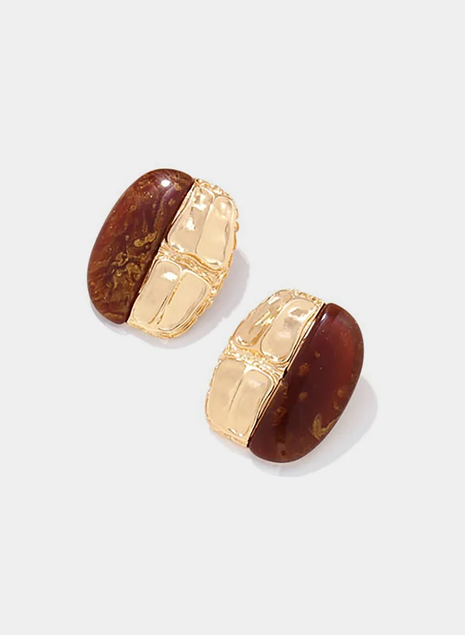 Styli Styli Two Tone Earrings